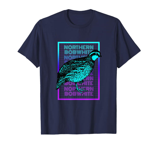 Northern Bobwhite Bird Vintage Retro Northern Bobwhite T-Shirt