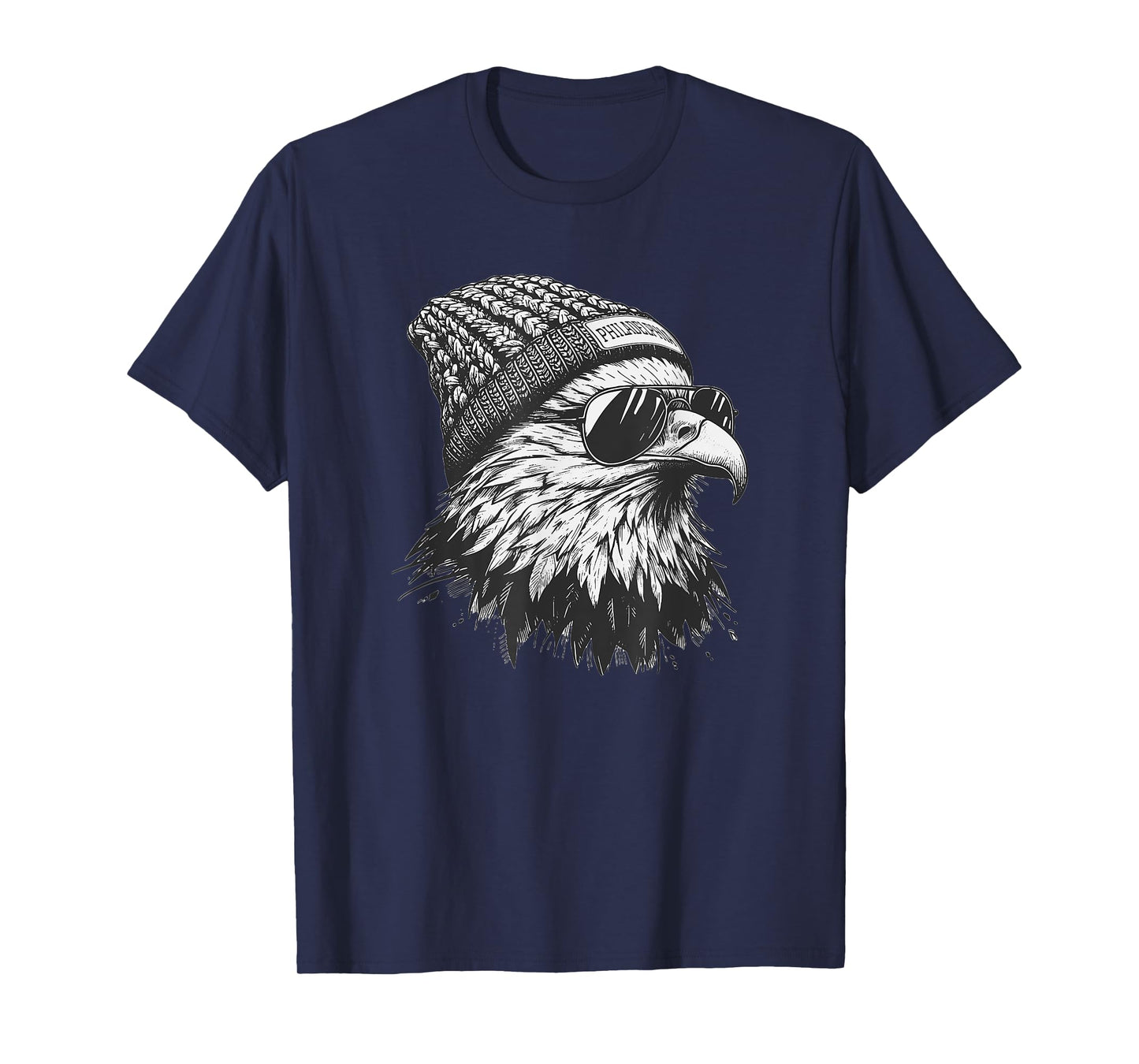 Eagle sunglasses woolly hat beanie summer spring T-Shirt