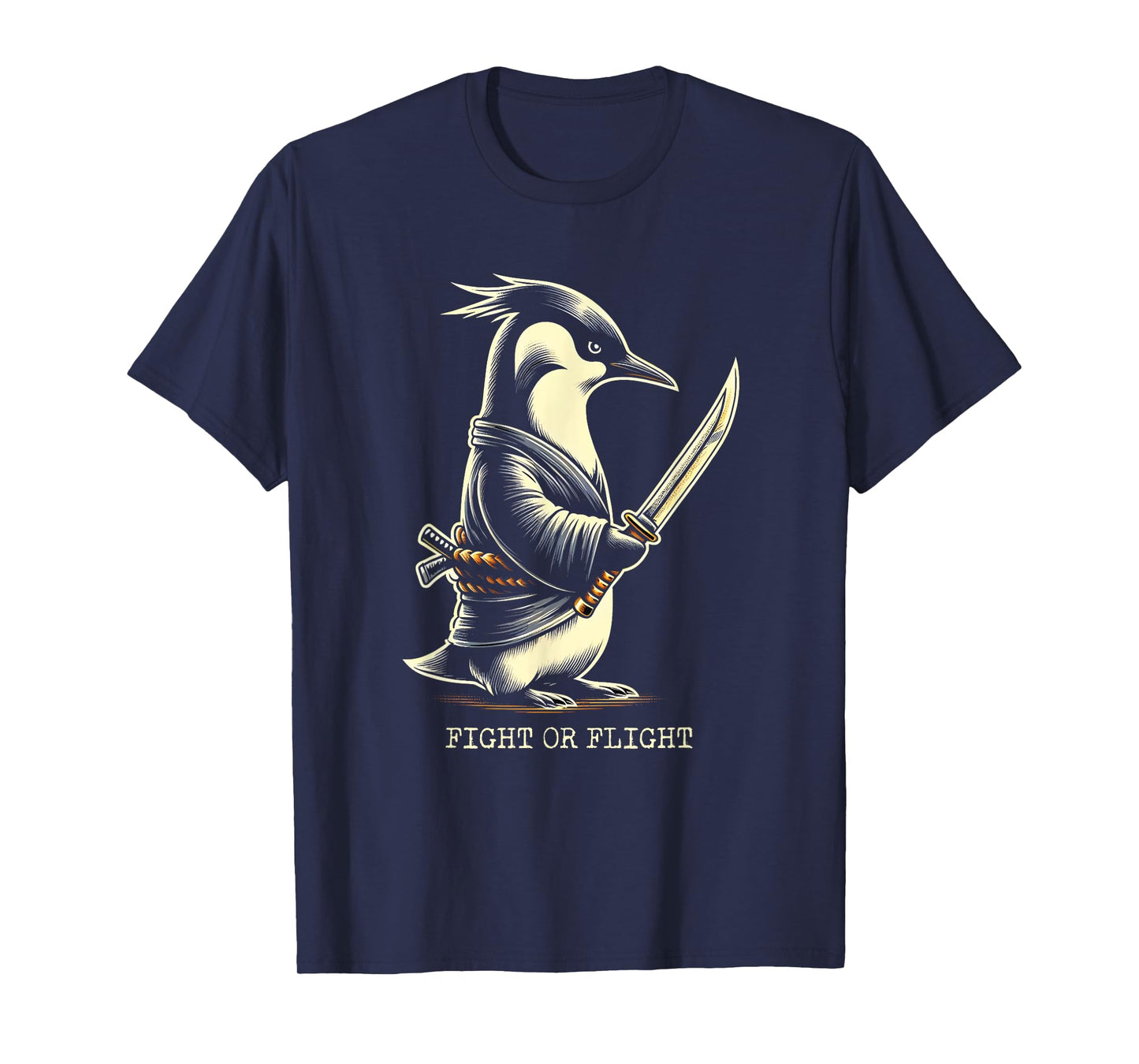 Fight or Flight Penguin T-Shirt