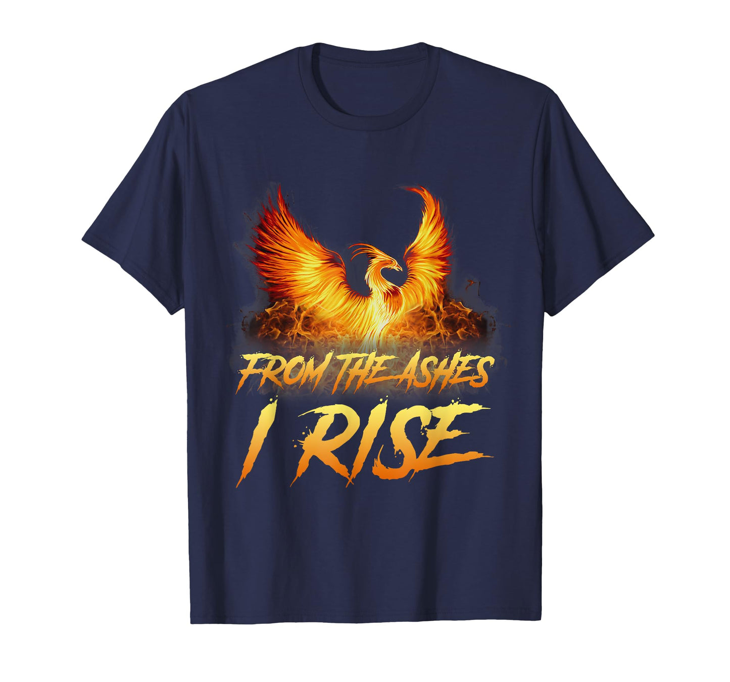 From the Ashes I Rise Motivational Phoenix Bird Shirt gift T-Shirt