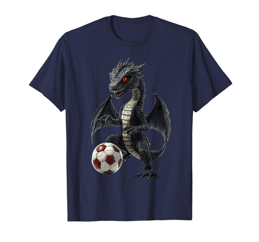 Dragon Playing Soccer T-Shirt