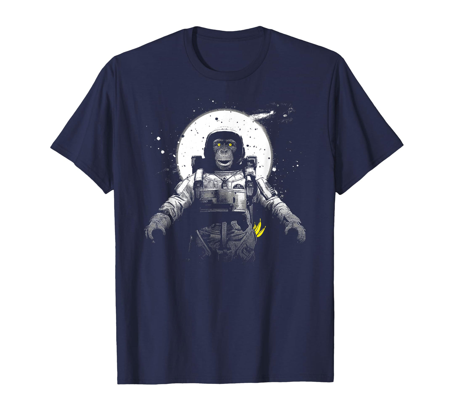 Monkey Astronaut Vintage Space Astronauts Monkeys Tee T-Shirt
