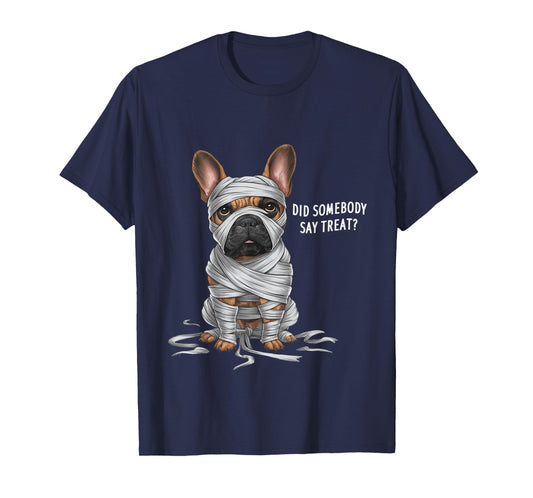 French Bulldog Mummy Halloween Dog T-Shirt