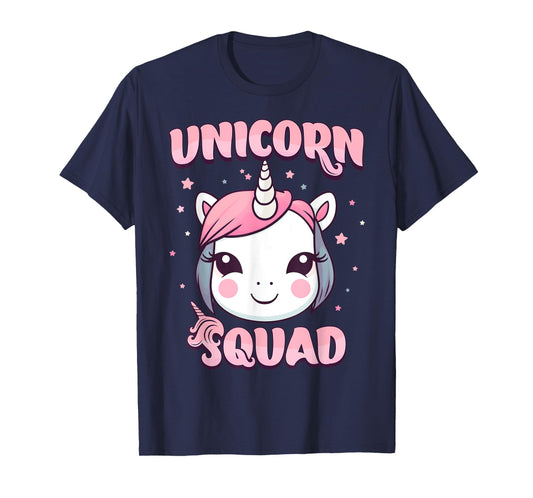 Unicorn Squad for Girls - Rainbow unicorn T-Shirt