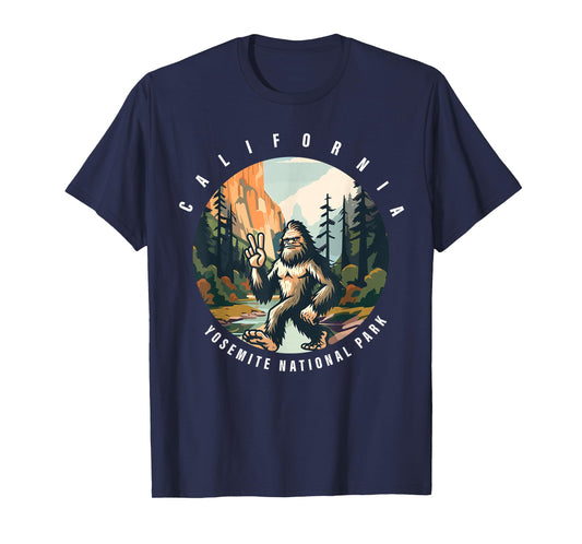 Bigfoot Sasquatch Yosemite National Park T-Shirt
