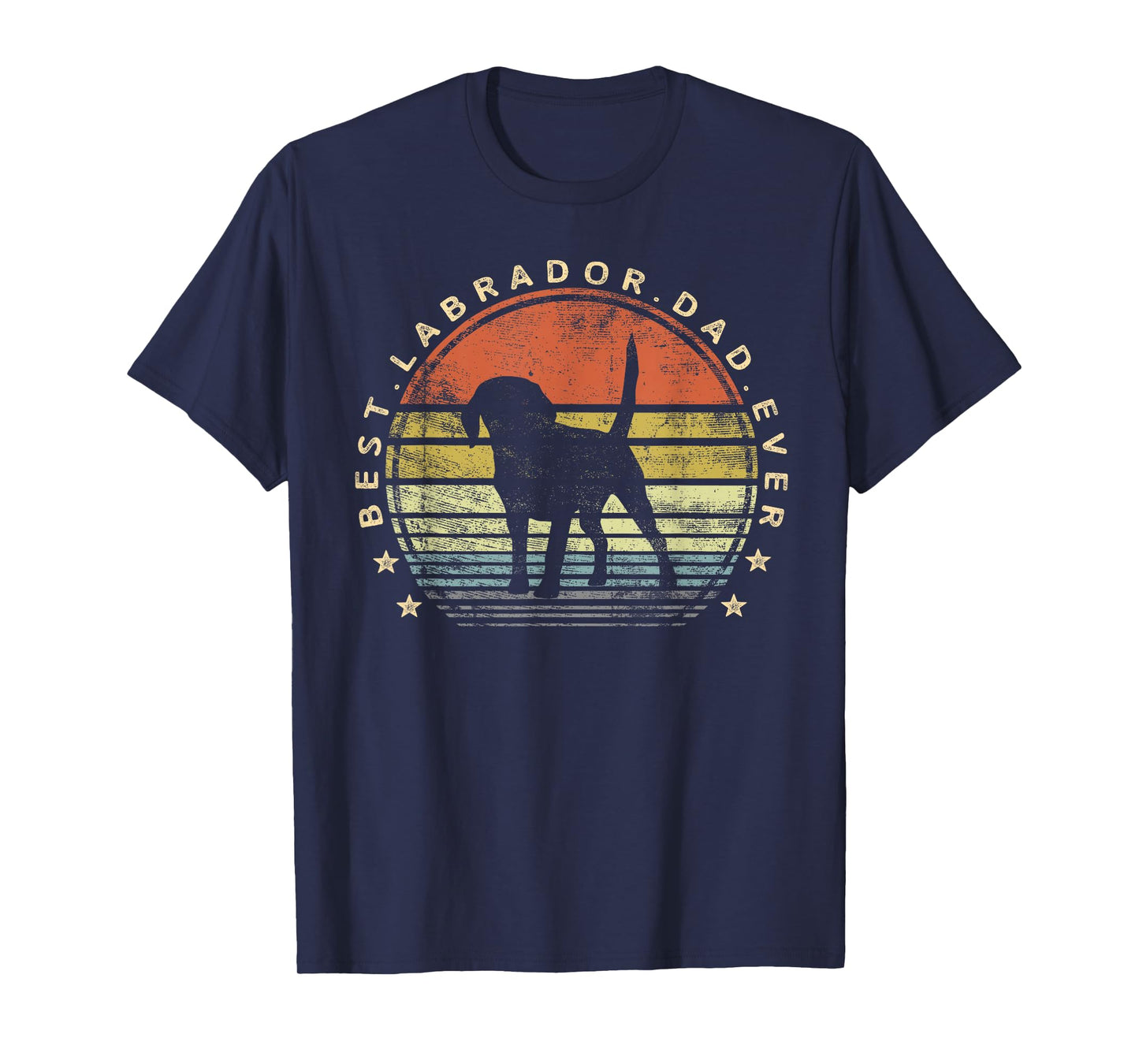 Best Labrador Dad Ever Daddy Gifts Lab Dog Lover Owner T-Shirt