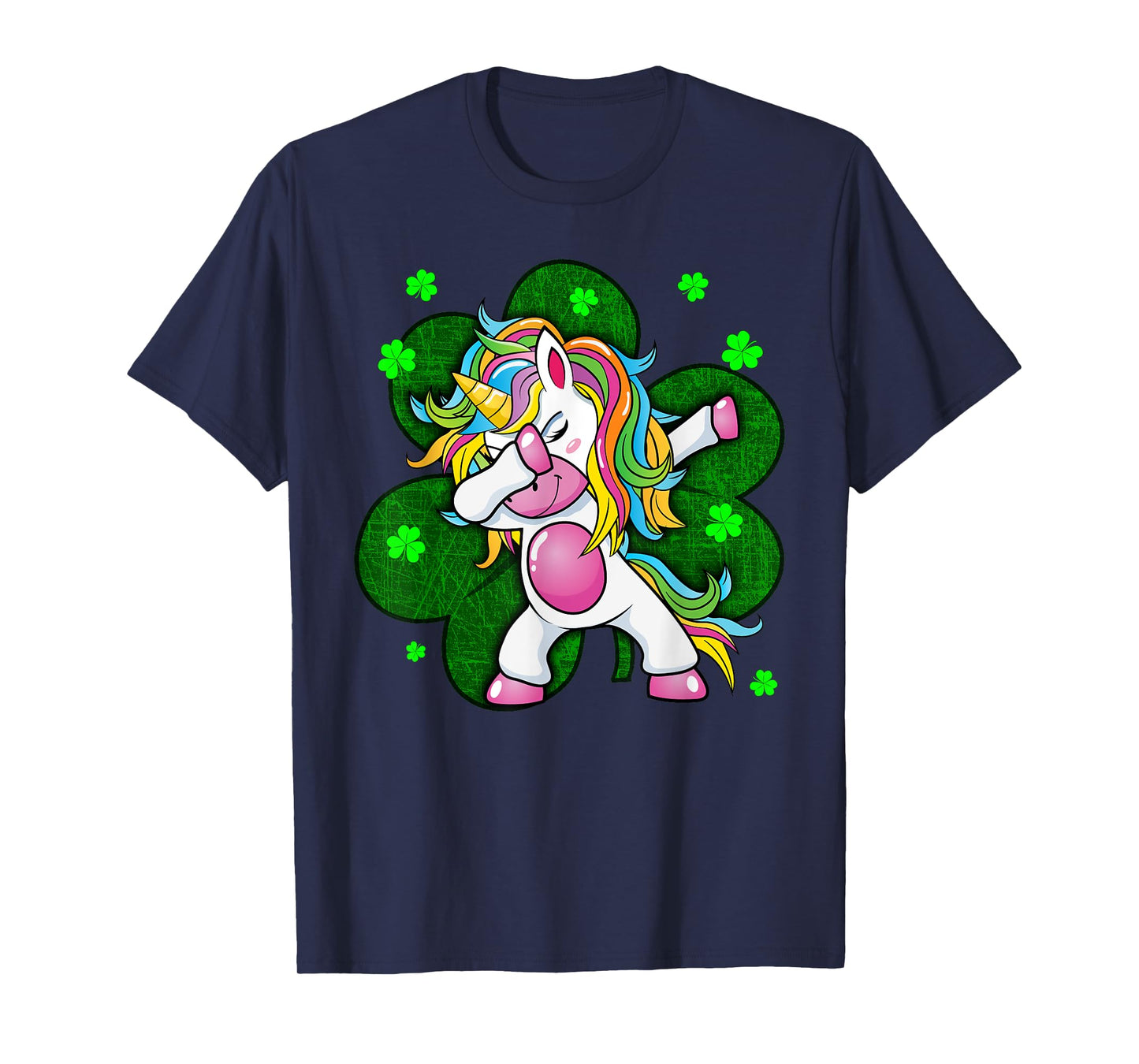 Girls St Patricks Day Outfit - Funny Dabbing Unicorn Women T-Shirt
