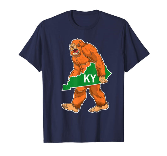 Bigfoot Kentucky Sasquatch State T-Shirt