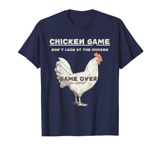A Design Chicken Game Don't Look At This Chicken Game Over Black Unisex Adult T-Shirt