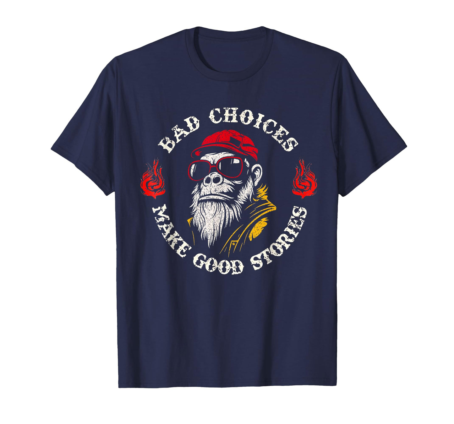 Monkey Bad Choices Make Good Stories T-Shirt