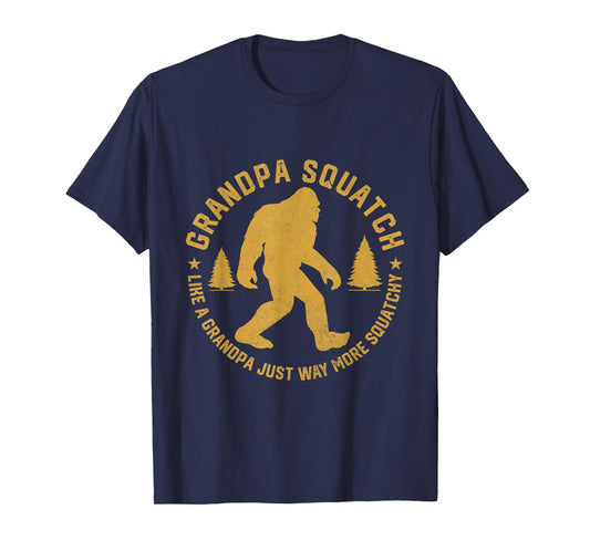 Grandpasquatch Like A Grandpa Just More Squatchy T-Shirt