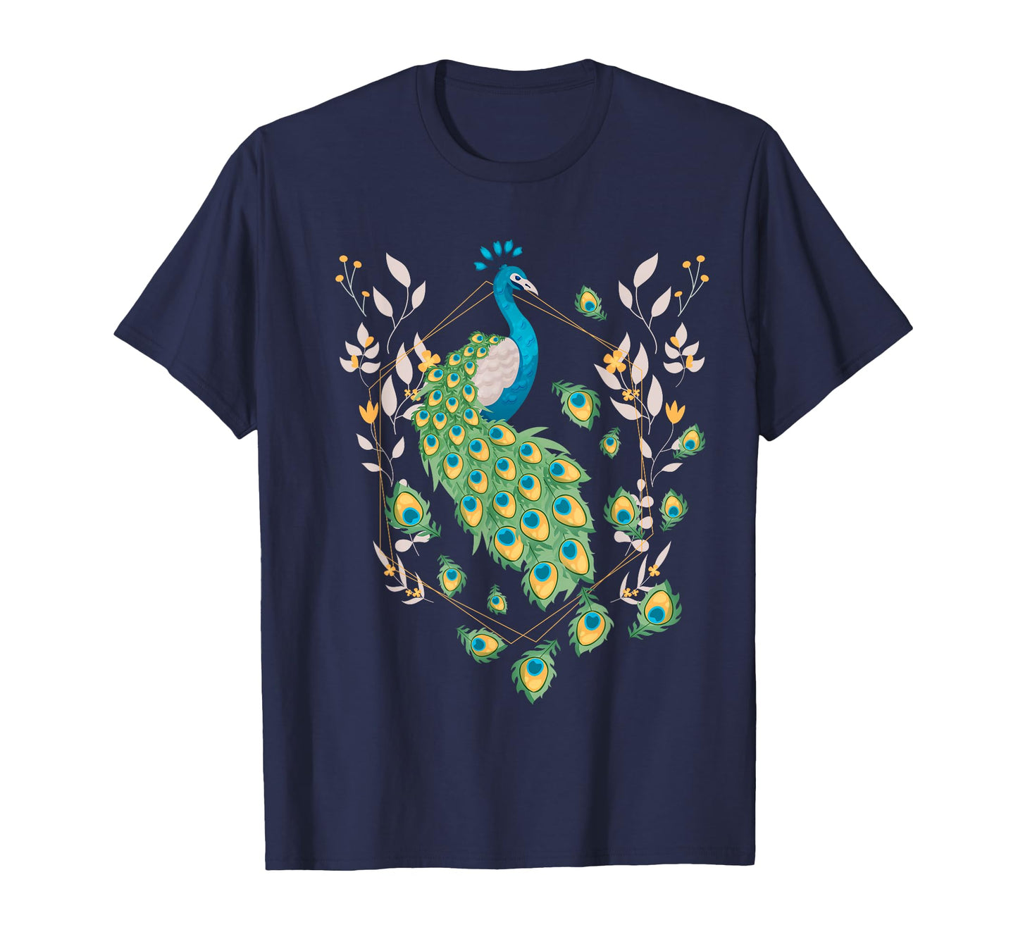 Colorful Peacock T-Shirt