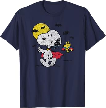 Peanuts - Vampire Snoopy and Woodstock T-Shirt