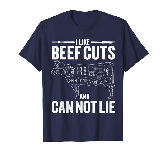 I like Beef Cuts and I can not Lie Funny Barbeque T-Shirt