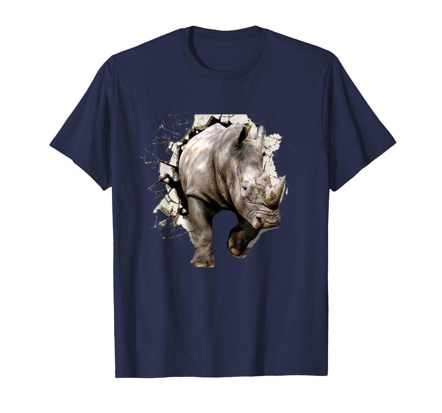 3D Rhino T-Shirt - African Safari Animal Rhinoceros Tee T-Shirt