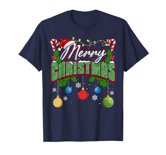 Merry Christmas Matching Family Merry Christmas Xmas T-Shirt