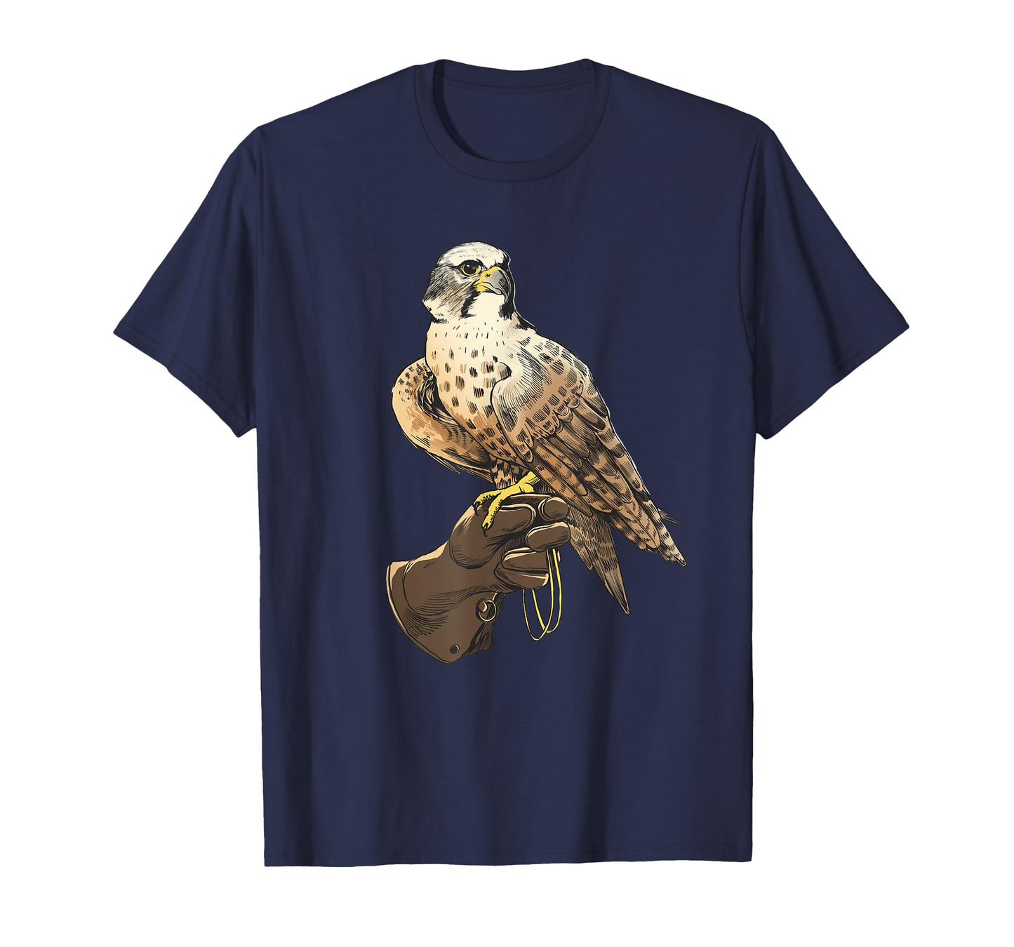 "Falcon Bird on Gloves for bird lover, nature lover T-Shirt