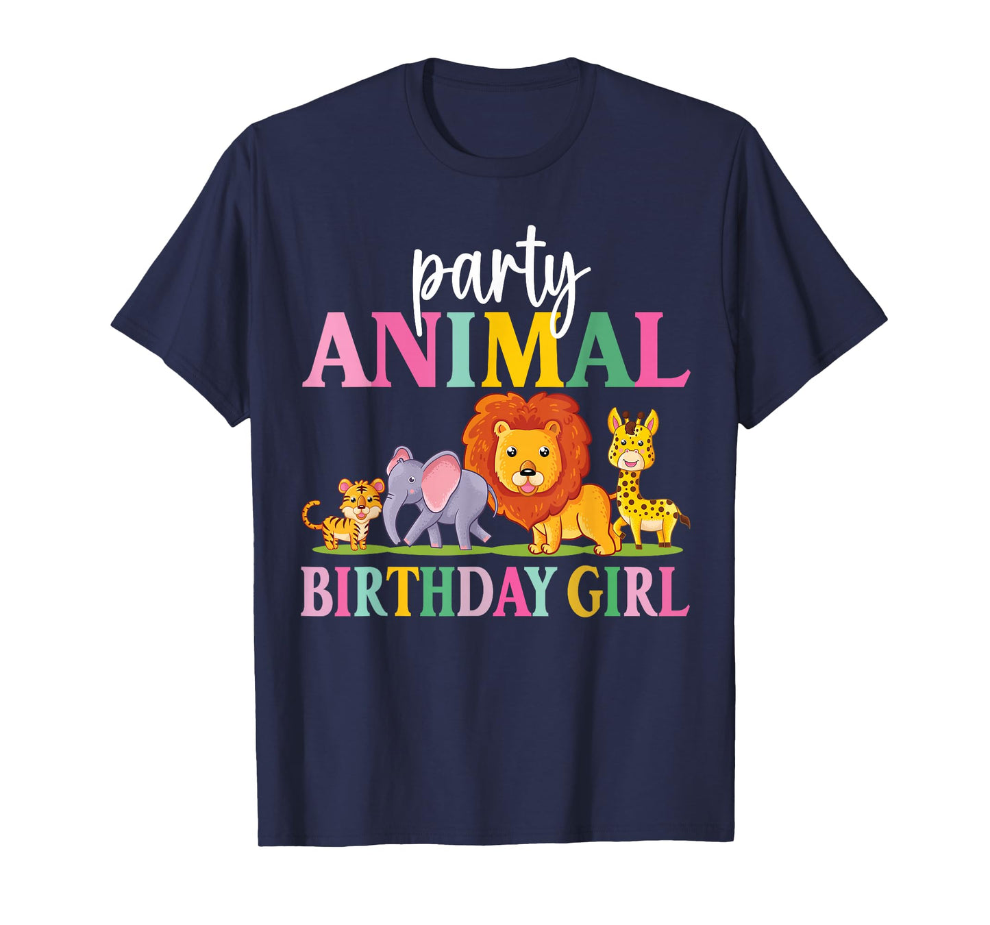 Wild Birthday Girl Zoo Party Funny Safari Birthday Party T-Shirt