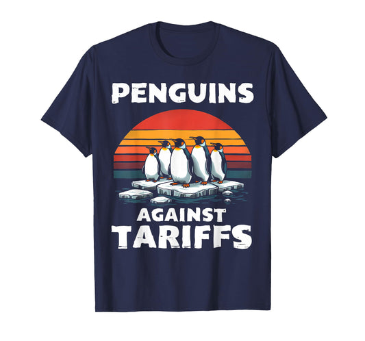 Penguins Against Tariffs T-Shirt