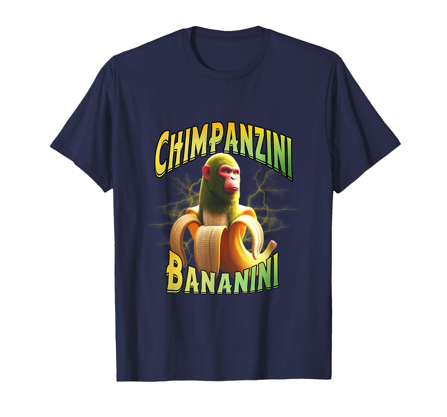 Chimpanzini Bananini - Funny Italian Brainrot Meme Boys Kids T-Shirt