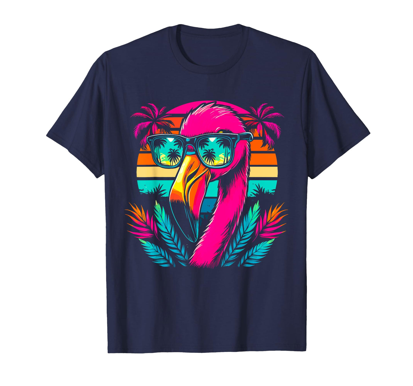 Cool Flamingo with Sunglasses T-Shirt