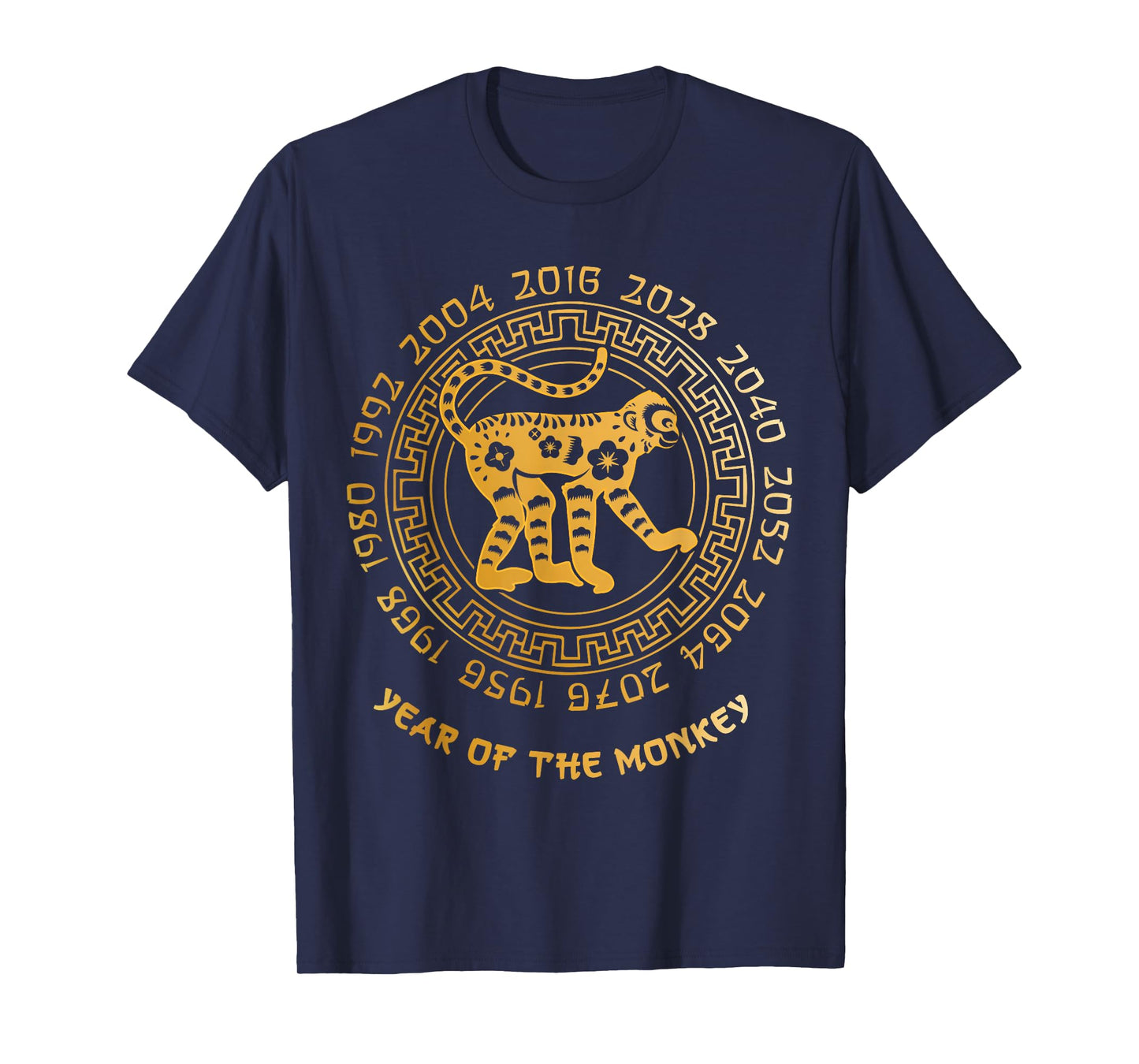 Chinese New Year Of The Monkey Chinese Zodiac Year 2028 T-Shirt