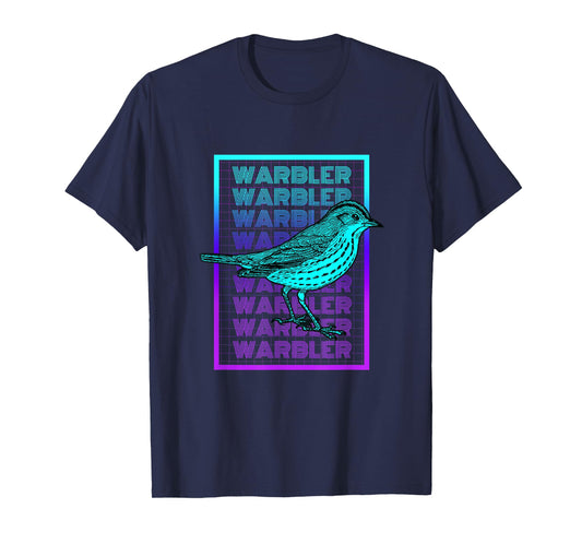 Warbler Bird Vintage Retro Warbler T-Shirt