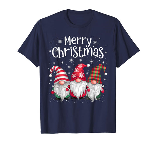 Merry Christmas Gnomes Family Xmas Festive Holiday Gnome T-Shirt