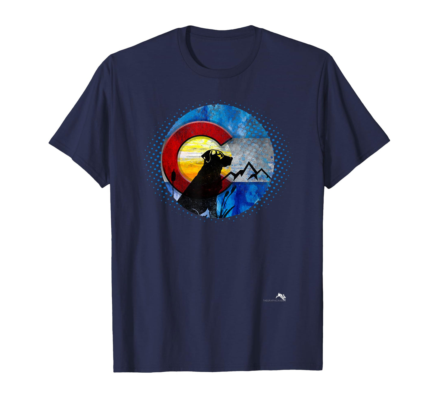 Colorado Hunting Dog T-shirt - Labrador Retriever T-Shirt