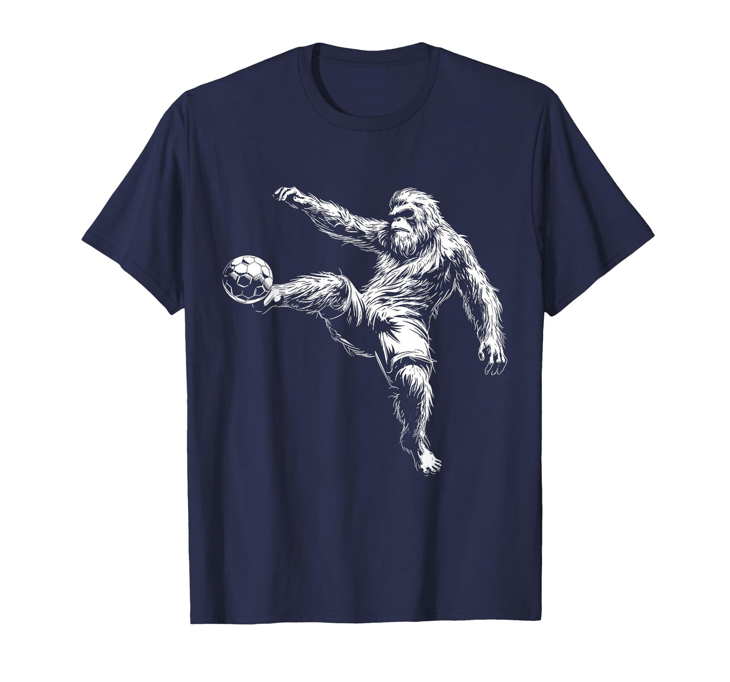 Soccer Bigfoot Sasquatch Funny Soccer Player T-Shirt