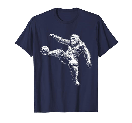 Soccer Bigfoot Sasquatch Funny Soccer Player T-Shirt