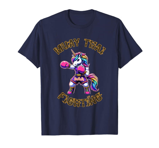 Muay Thai Unicorn - Unicorn Kickboxing Thai Boxing T-Shirt