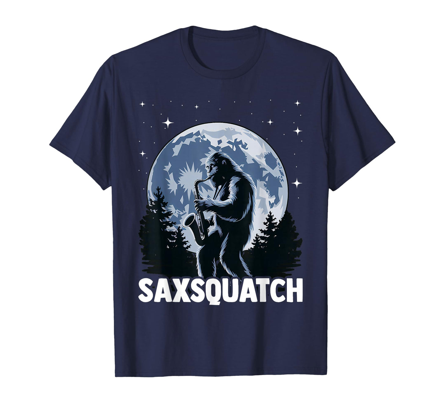 Saxaphone Instrument Players - Bigfoot Sasquatch Saxsquatch T-Shirt