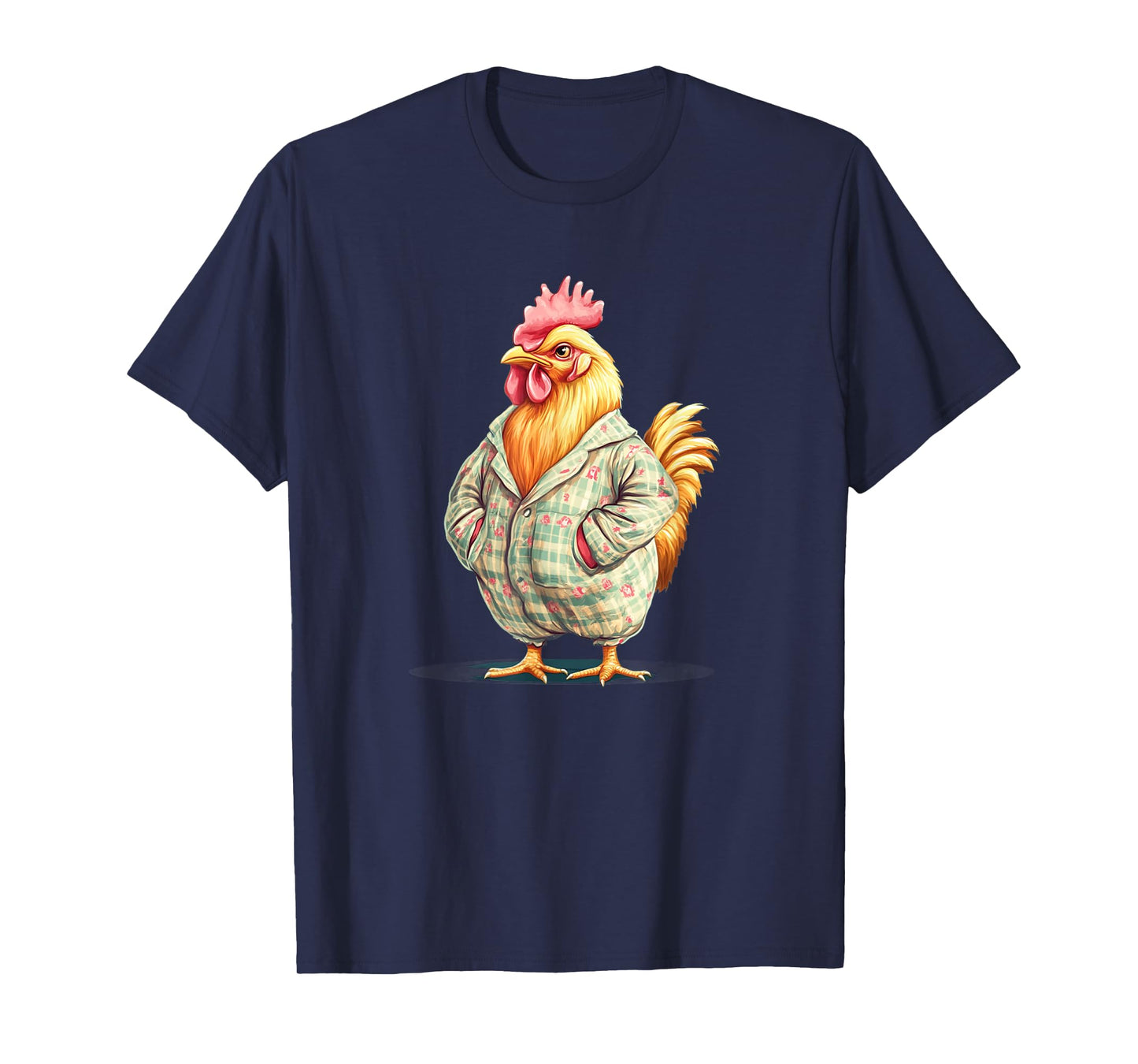 Adorable Chicken in Sleepy-Time Pajamas for Adults and Kids T-Shirt