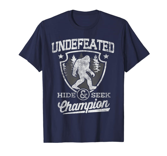 Bigfoot hide and seek champion Shirt for Sasquatch Men Kids T-Shirt