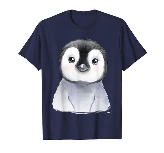 Baby Penguin Chick Watercolor T-Shirt