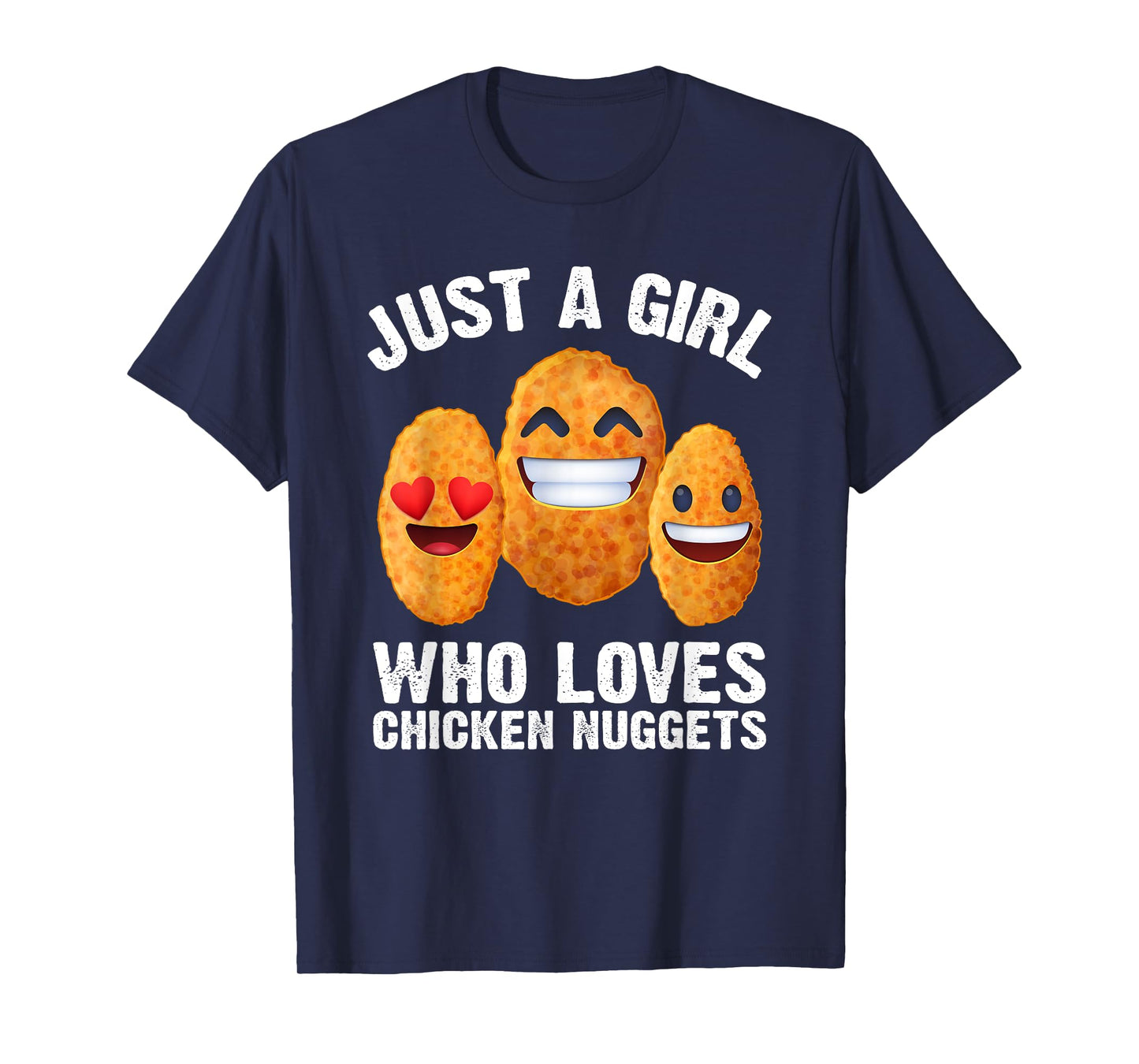 Funny Chicken Nugget Design For Girls Women Nuggets Lovers T-Shirt