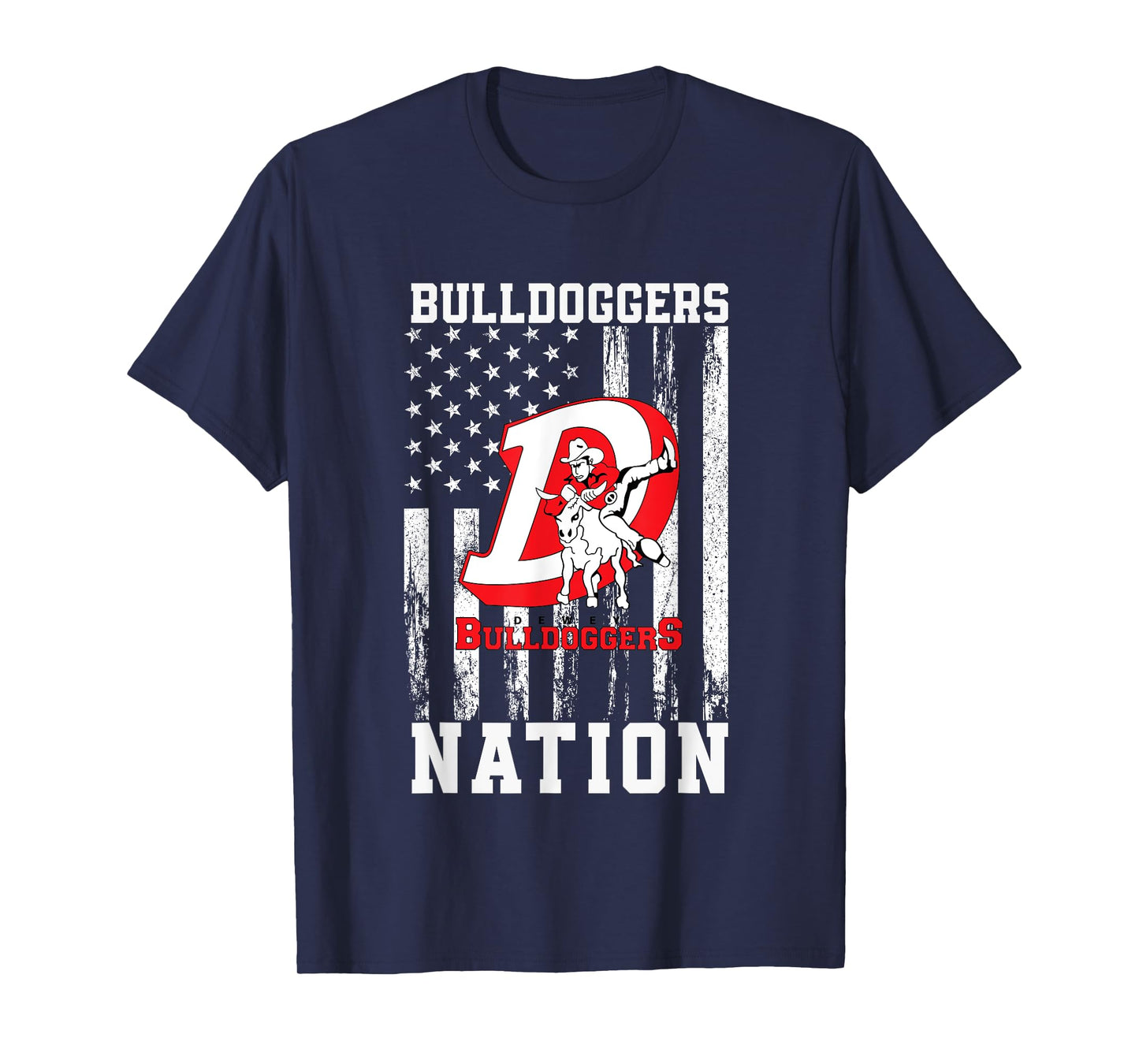 Dewey Bulldoggers Logo Nation HS T-Shirt