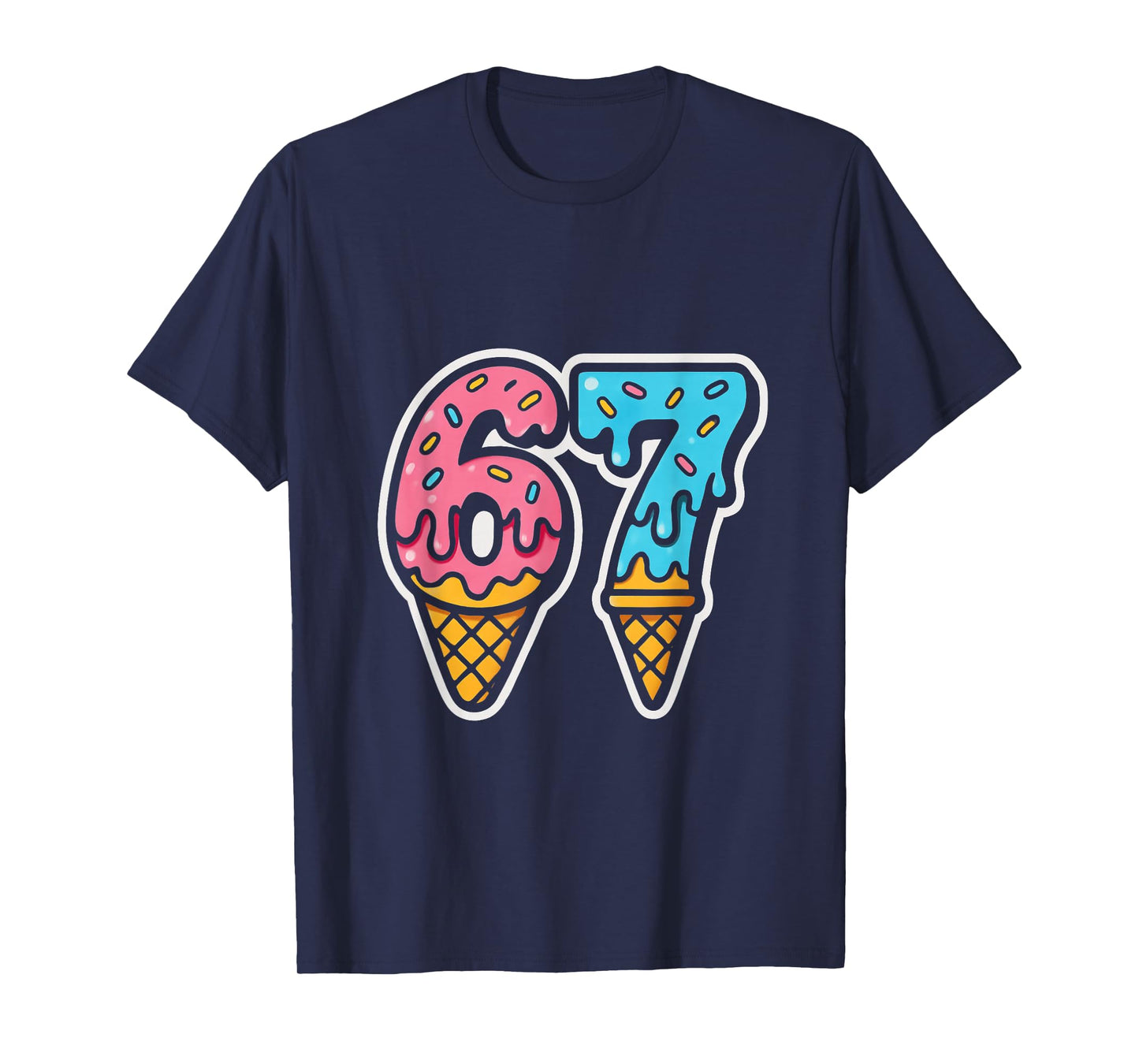 Mason 67 Ice Cream Cute Meme Six Seven T-Shirt