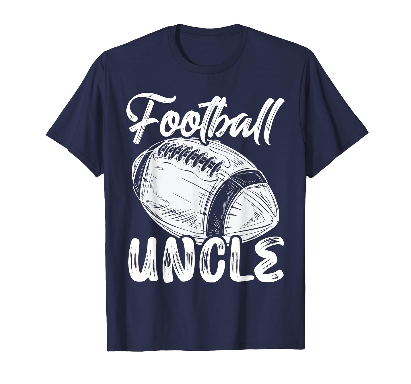 Football Uncle For Men Family Matching Players Fathers Day T-Shirt