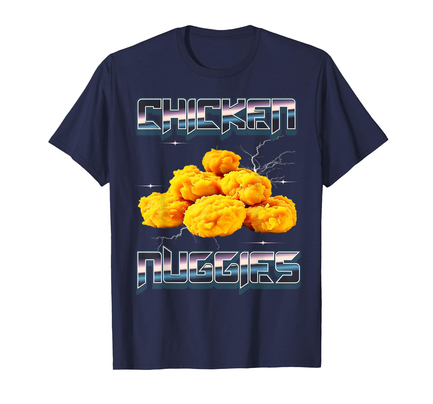 Chicken Nuggets Nuggies Meme Band T-Shirt