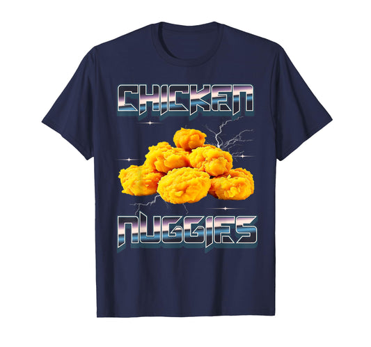 Chicken Nuggets Nuggies Meme Band T-Shirt