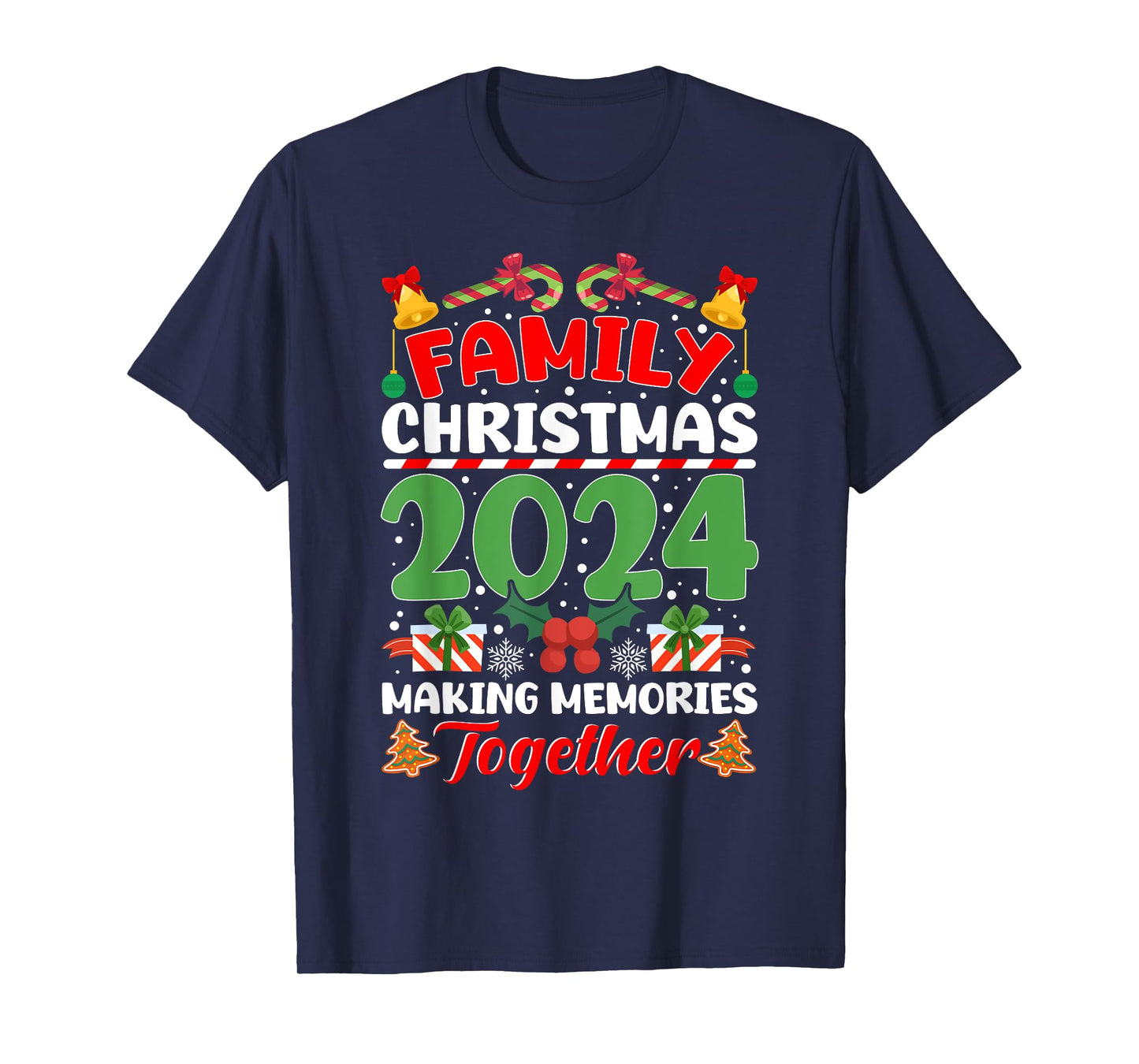 Family Christmas 2024 Matching Family Christmas Squad Xmas T-Shirt