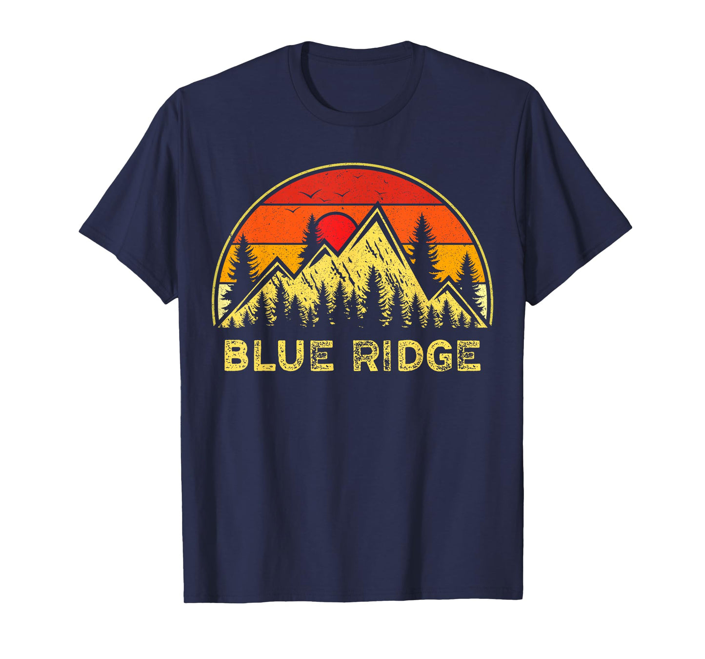 Vintage Blue Ridge Georgia GA Mountains Hiking Souvenir T-Shirt