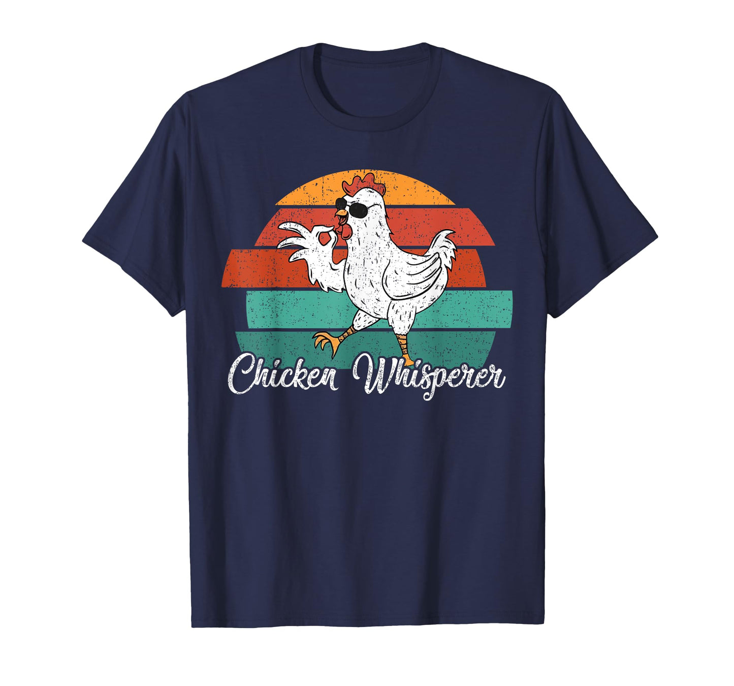 Chicken Whisperer Retro Chickens Lover Farming Farmer Gifts T-Shirt