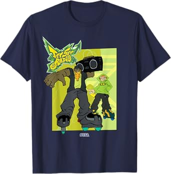 Jet Set Radio duo Combo, Yo-Yo SEGA Dreamcast video game T-Shirt