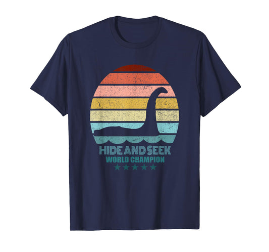Nessie Hide And Seek Shirt - Lochness Monster Tshirt T-Shirt