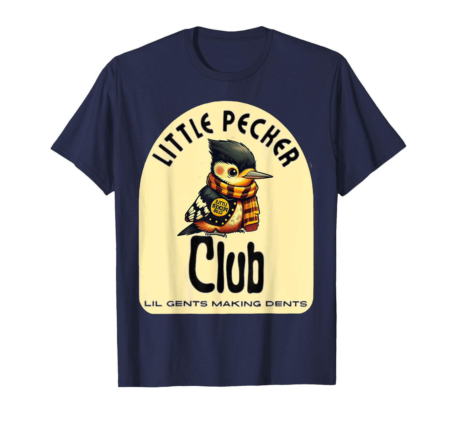 Little Pecker Club Hilarious Woodpecker Meme T-Shirt