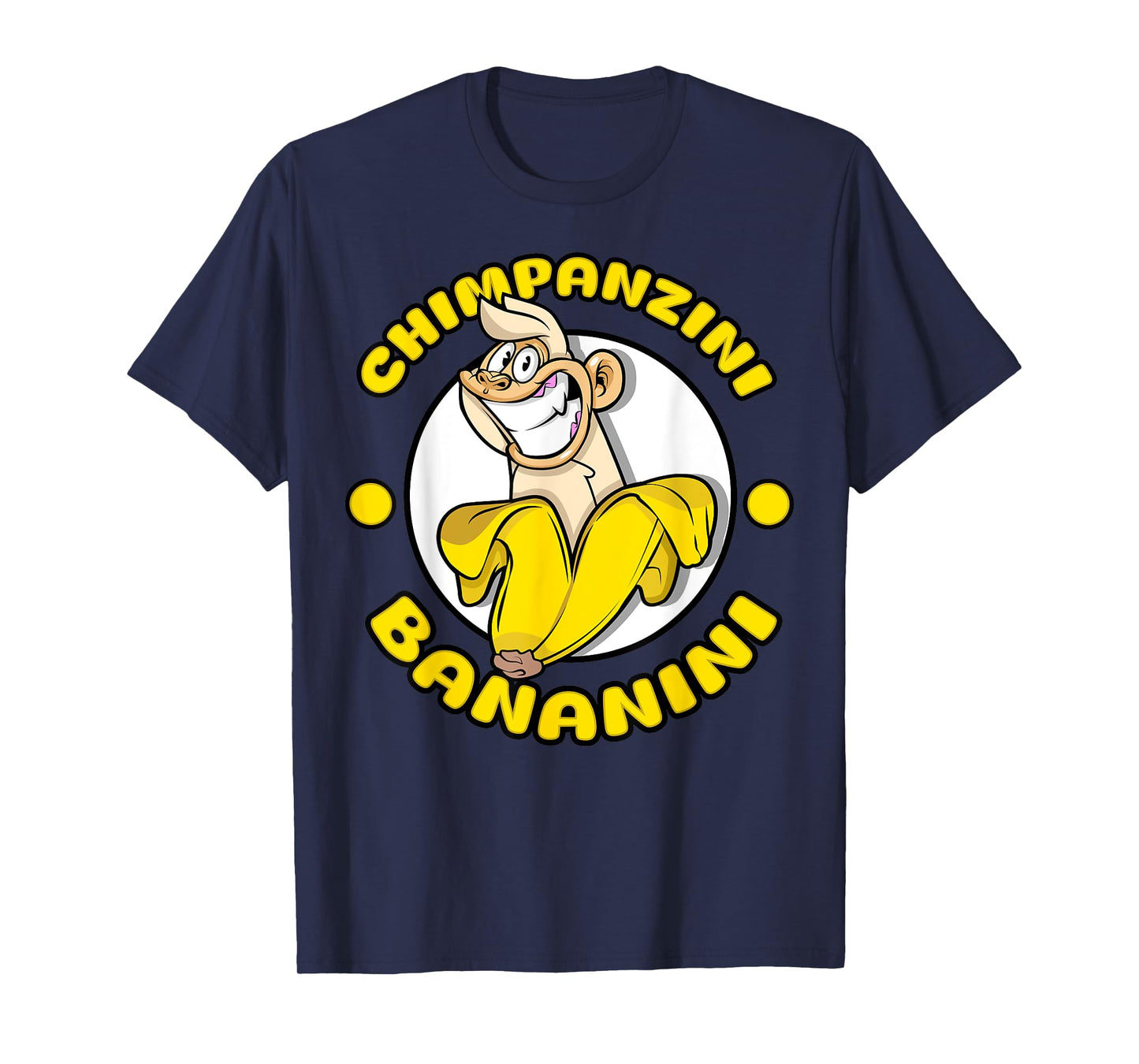 Funny Monkey Chimpanzini Bananini Italian Brainrot Meme T-Shirt
