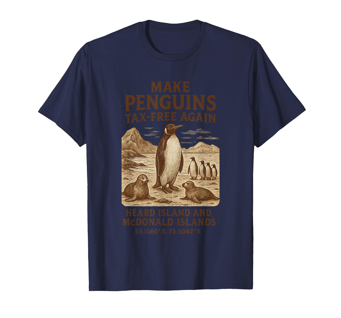 Make Penguin Tax Free Again - Resist Penguins Against Trump T-Shirt